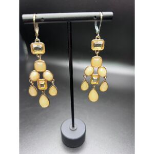 Creamy Chandelier Earrings